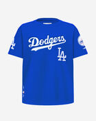 PRO STANDARD Big Boys' Los Angeles Dodgers Taping Tee LLDB1315564-DBL Blue 1