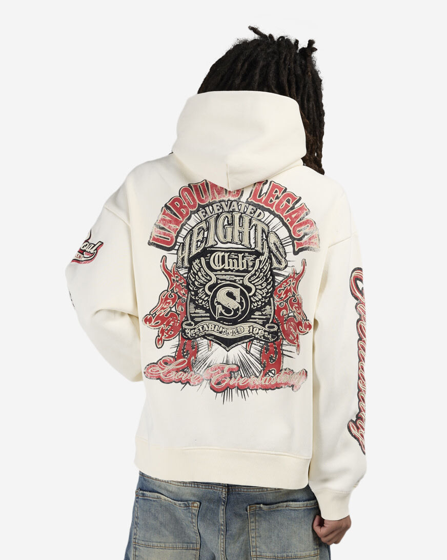 Shop Smoke Rise Legacy Hoodie FO25699SNZ-ECRU cream | SNIPES USA