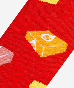 Starburst Split Crew Socks (L)