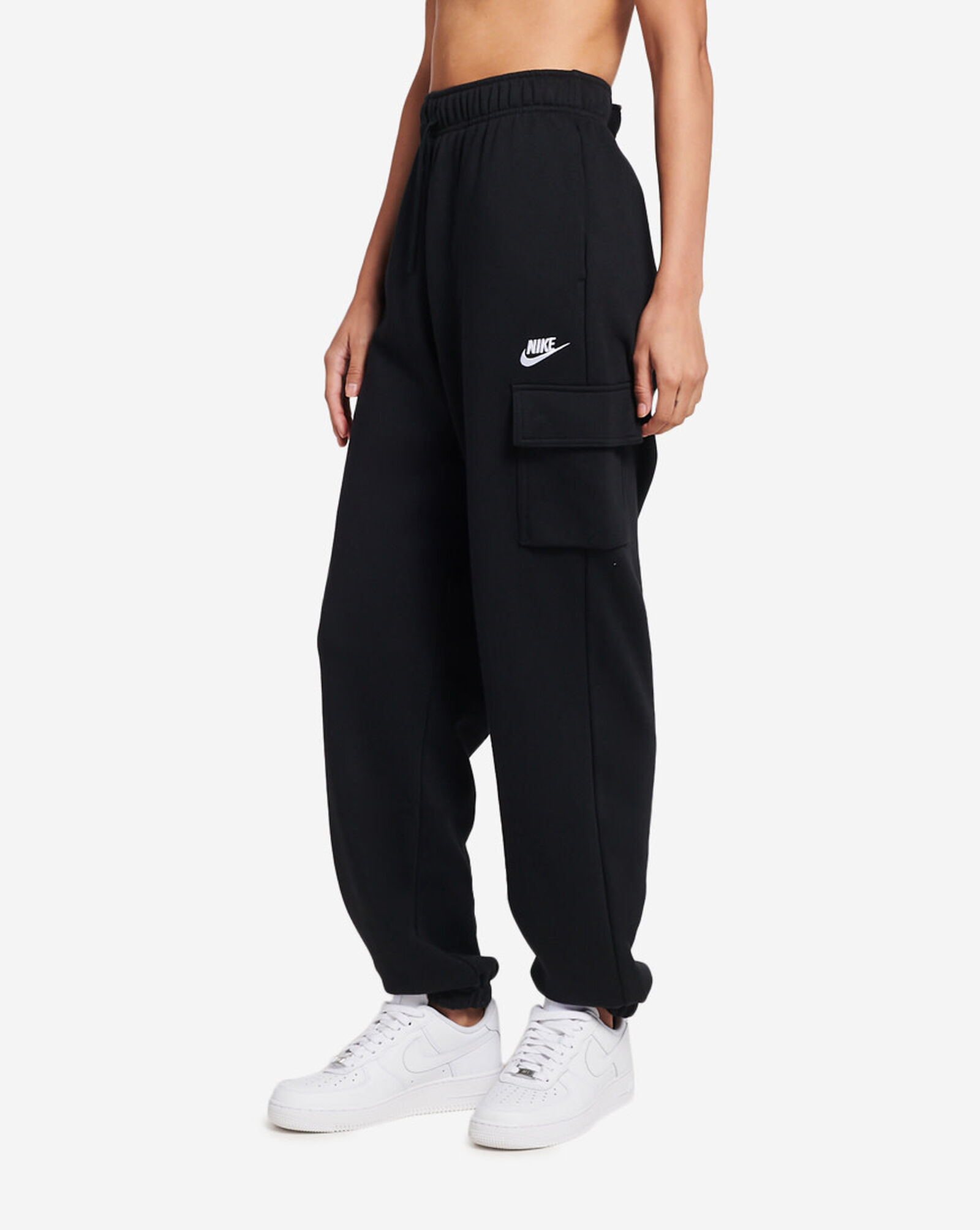 Shop Nike Club Fleece Cargo Pant DQ5196010 black SNIPES USA