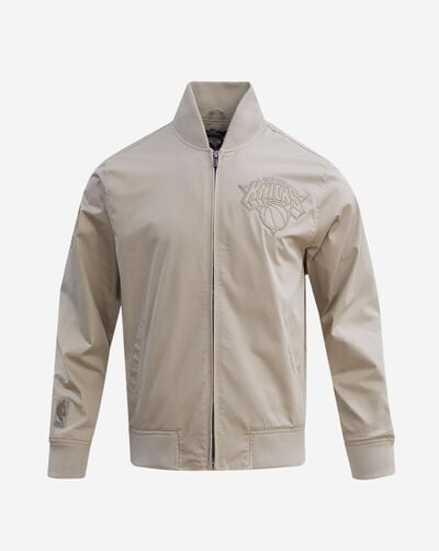 New York Knicks Neutral Twill Jacket