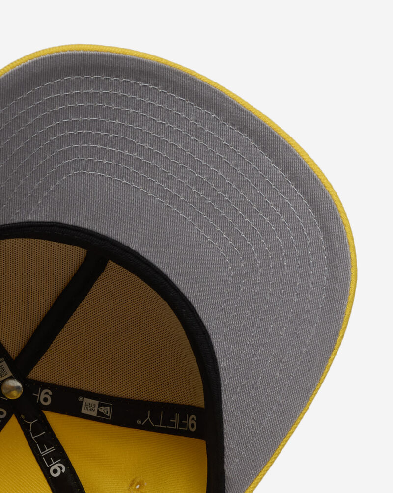 New Era 9Fifty Atlanta Braves A-Frame Snapback Hat 71011846 Yellow 4