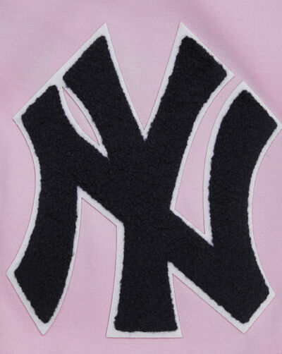New York Yankees Classic Chenille Double Knit Pull Over Hoodie 