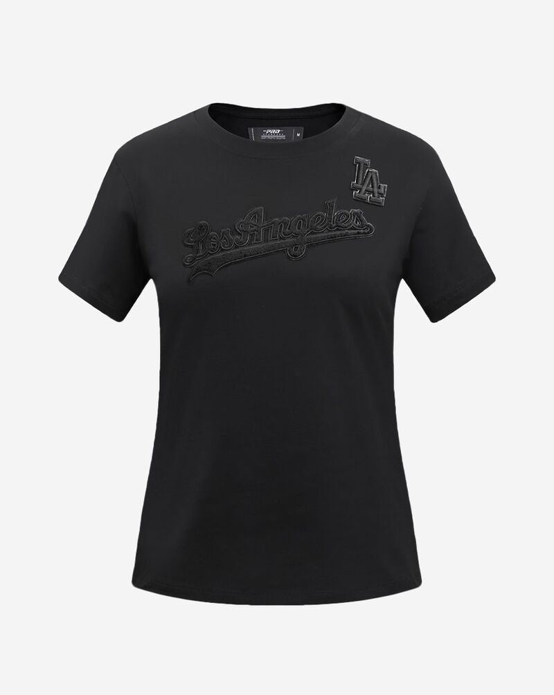 PRO STANDARD Los Angeles Dodgers Triple Black Slim Fit Tee LLDA34192-3BK Black 1