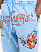 Hasta Muerte Hasta Air Brush Pants HASTAARBSPNT26-BLU Blue 3