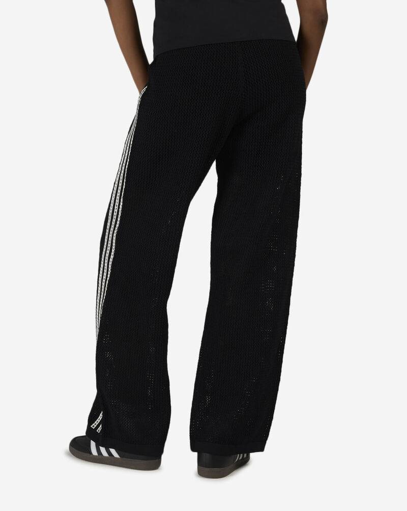 adidas Knitted Crochet Firebird Track Pants  KC6494 Black 2