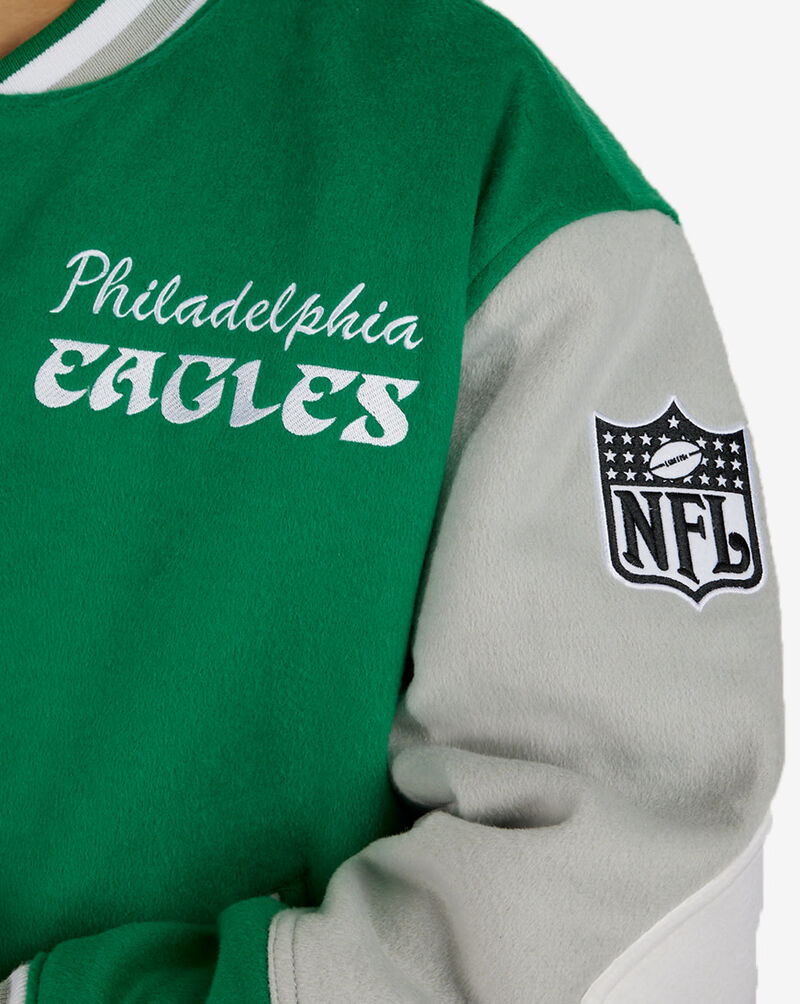 Mitchell & Ness NFL Philadelphia Eagles Varsity Jacket OJBF7004-PEAYYPPPGNGY Green 5