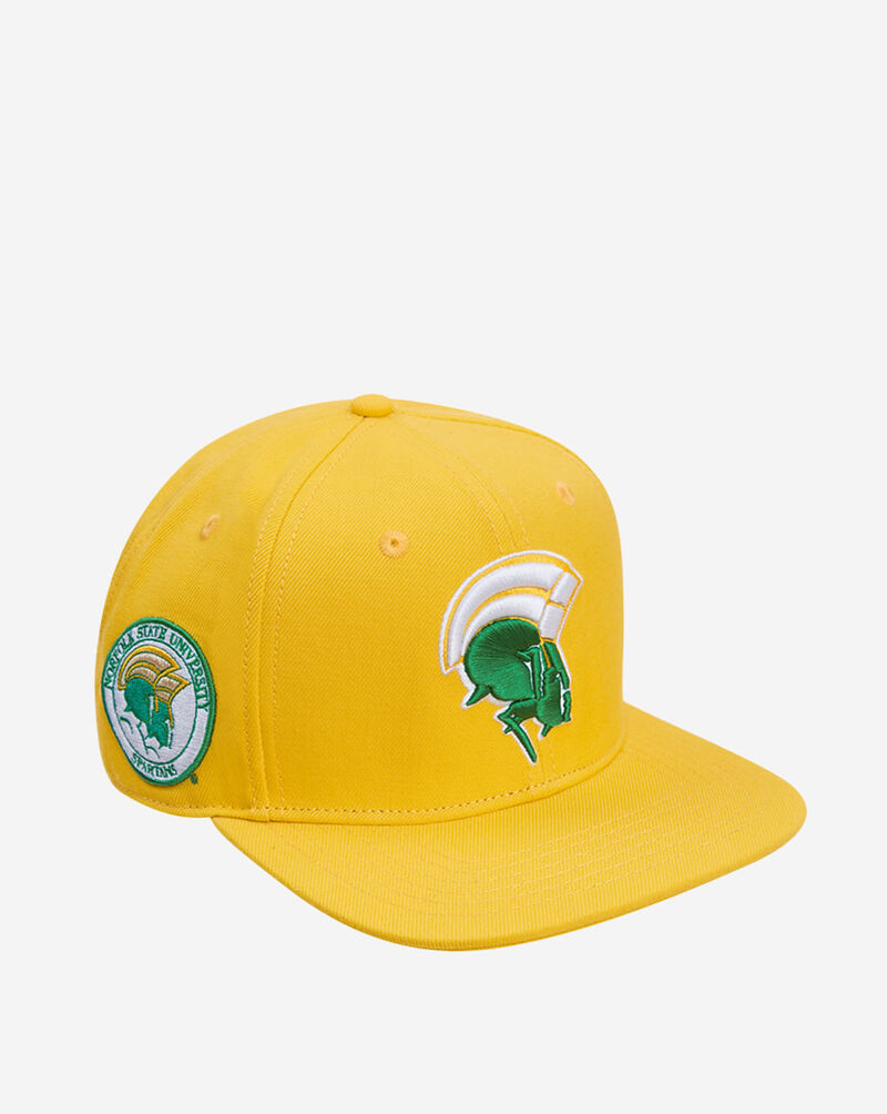 PRO STANDARD Norfolk State University Classic Wool Snapback Hat CNS770249-YEL Yellow 1