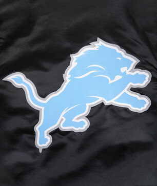 Detroit Lions Big Logo Satin Jacket