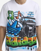 adidas Airbrush Graffiti Tee  JD0676 White 3