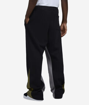 Contrast Flare Pants