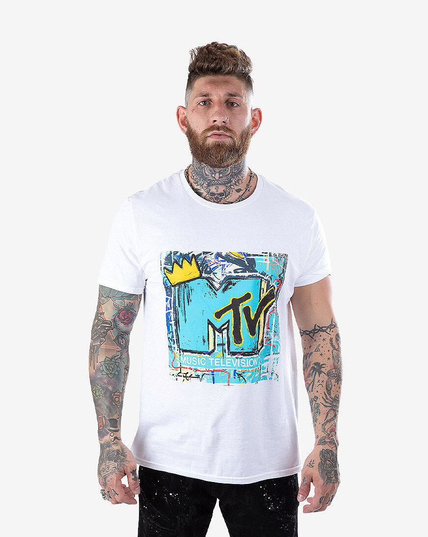 Graphic Tees Graphic MTV Logo Tee Mens 