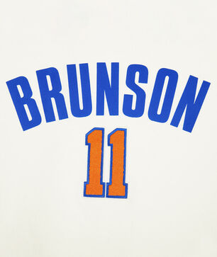 Big Boys' New York Knicks Jalen Brunson #11 Classic Taping Tee