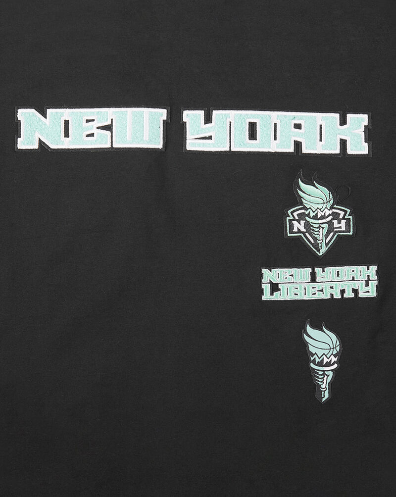 PRO STANDARD New York Liberty Retro Classic Boxy Tee WNLA70025-BLK Black 2