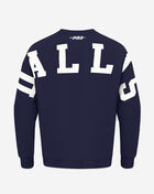 PRO STANDARD Dallas Cowboys Wingspam Drop Shoulder Crewneck FDC5410636-MDN Blue 3