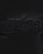 Los Angeles Lakers Triple Black Satin Jacket
