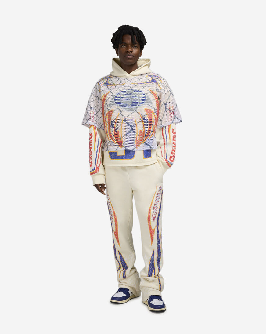 Shop Smoke Rise Field Fleece 2 Hoodie FO25559SN-ECR cream | SNIPES USA