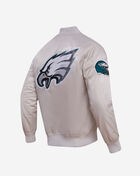 Philadelphia Eagles Big Logo No Fill Satin Jacket