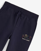 Big Kids' Plaid-Logo Fleece Jogger Pant