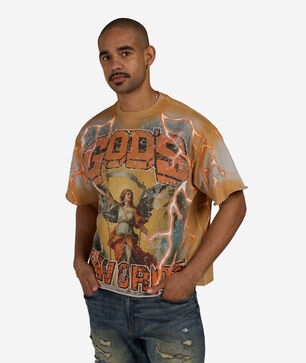 God's Favorite Cropped Terry Tee