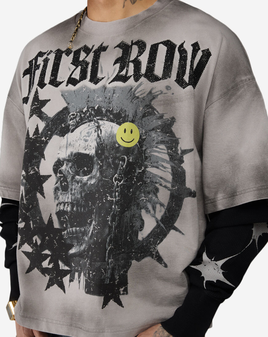 Shop First Row Rock Skull Thermal FRM0058S-GRY grey | SNIPES USA