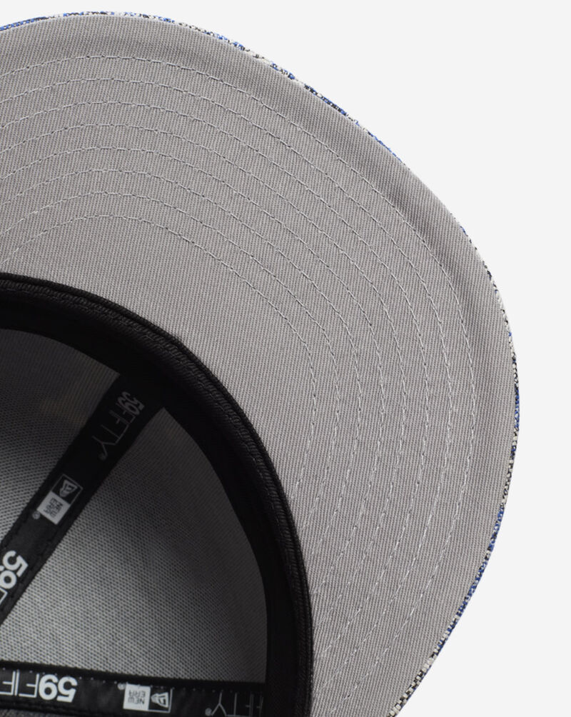 New Era 59Fifty Los Angeles Dodgers Tweed Fitted Hat 60765623 Blue 4