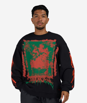 "Your Message Here" Fleece Crew-Neck Sweatshirt