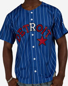 Mitchell  Ness Detroit Stars Riley Greene Authentic Batting Practice Pinstripes Jersey JY19307-DSADKRW Blue 3