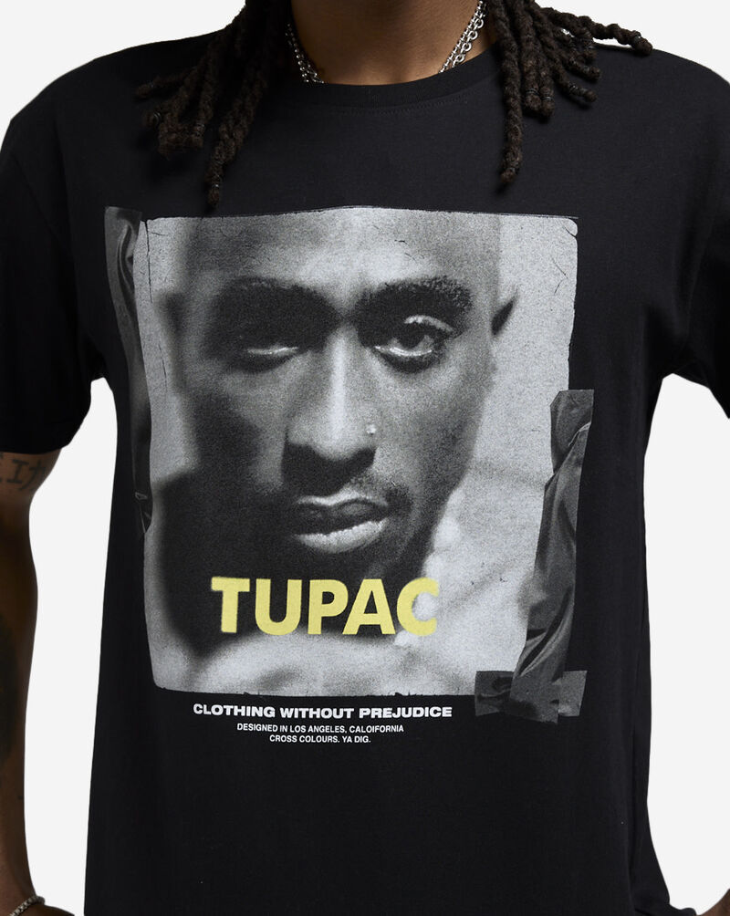 Authentic Retro Tupac Tape Tee C10017TPE-BLK Black 3