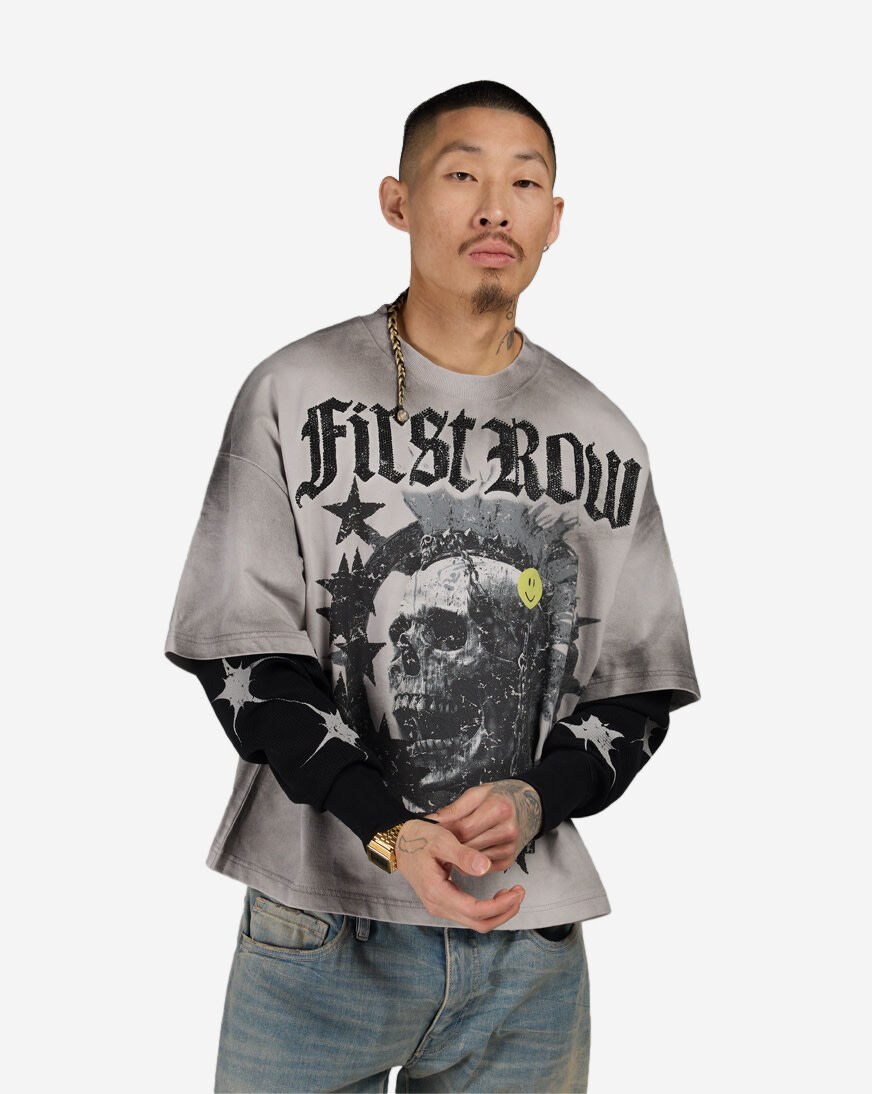 Shop First Row Rock Skull Thermal FRM0058S-GRY grey | SNIPES USA