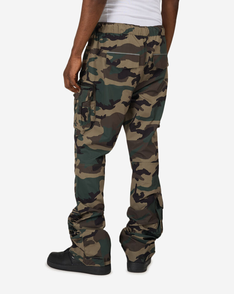Smoke Rise Reflective Piping Utility Windbreaker Pant WP26F582SN-CAM Camo 2