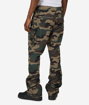 Reflective Piping Utility Windbreaker Pant