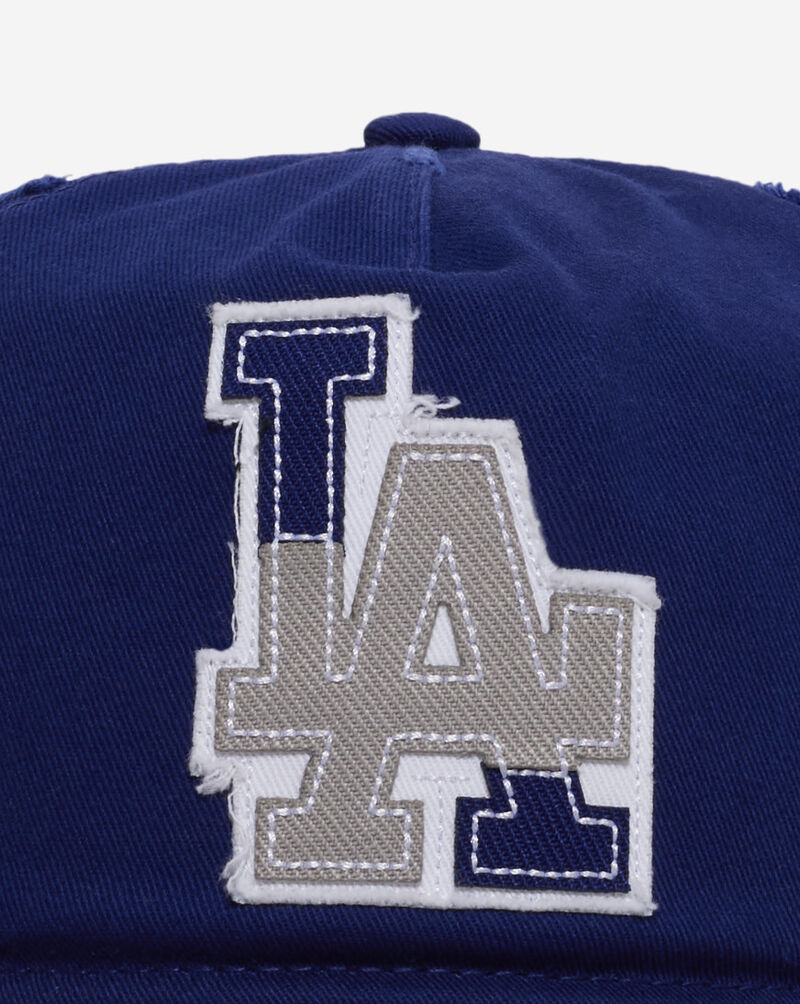New Era 19Twenty Los Angeles Dodgers Frayed Snapback Hat 60833833 Blue 2
