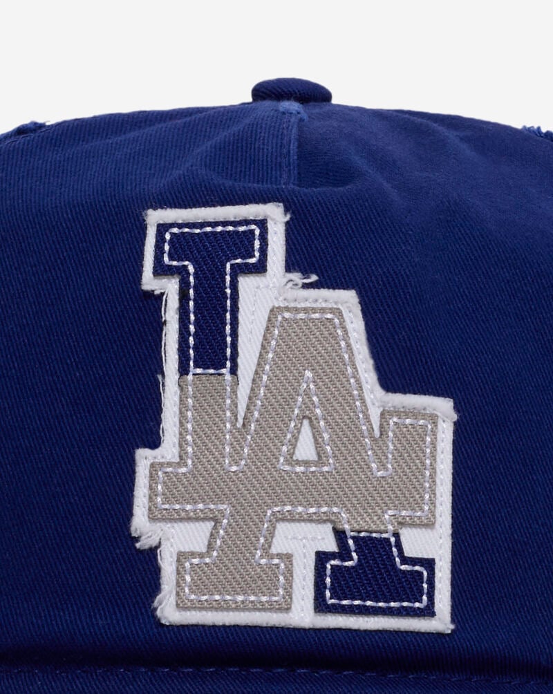 New Era 19Twenty Los Angeles Dodgers Frayed Snapback Hat 60833833 Blue 2
