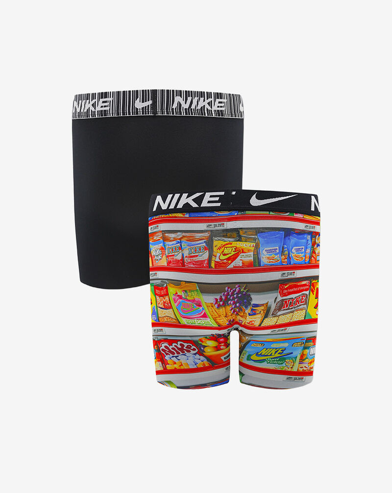 Nike Big Kids' 2PK Printed Long Boxer Briefs 9N1334-K90 Multi 3