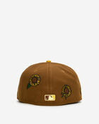 New Era 59Fifty Atlanta Braves Sunflower Fitted Hat 60949328 Brown 3