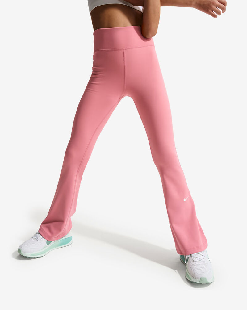 Nike Big Kids' Dri-FIT Flared Leggings FZ5609-641 Pink 4