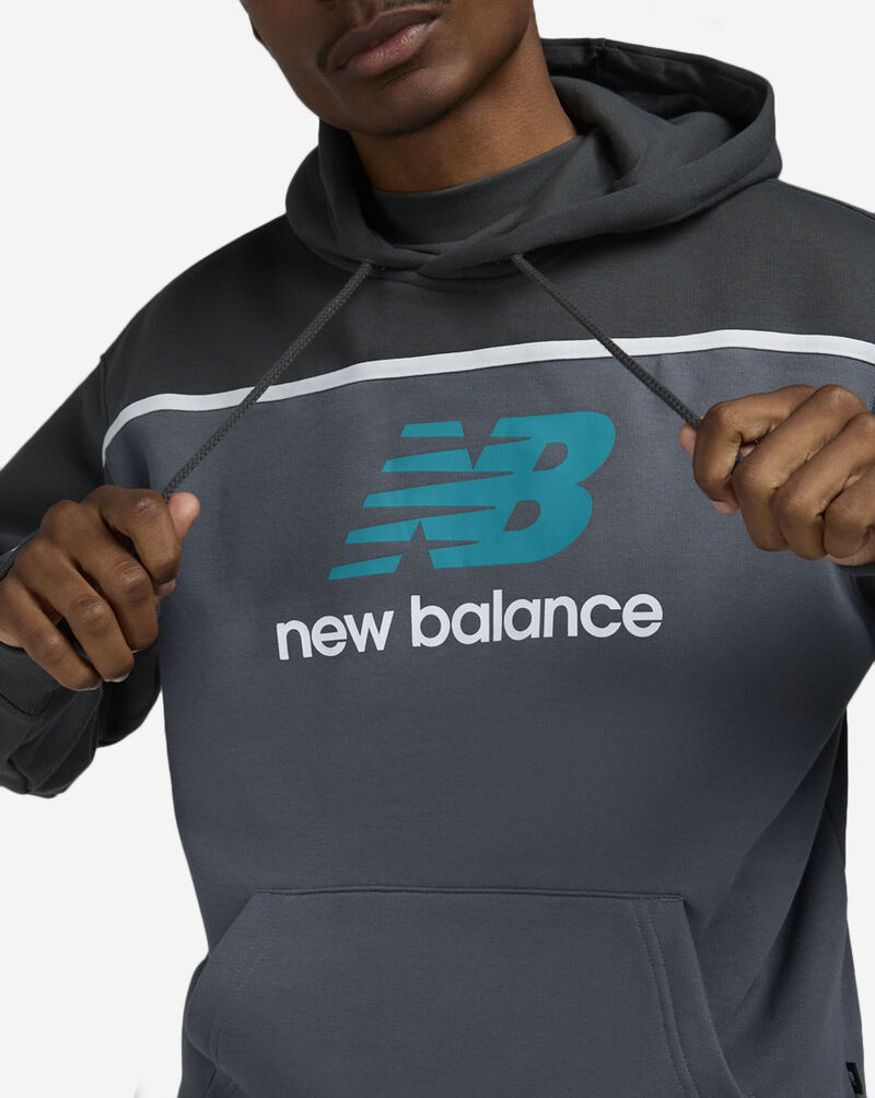 New Balance Colorblock Hoodie MT43524-GT Grey 3