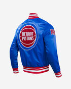 Detroit Pistons Retro Classic Rib Satin Jacket