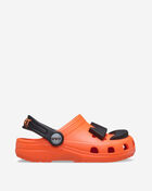 Crocs Grade School Classic Jack O' Lantern Lights Clog 211685-810J Orange 3