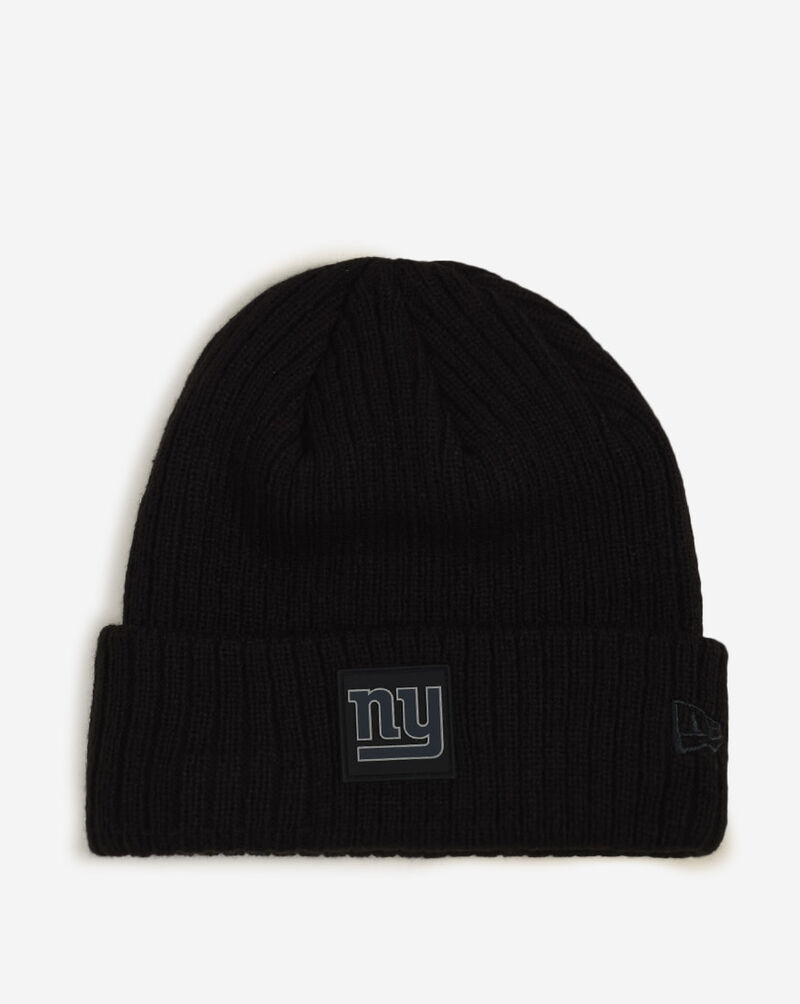 New Era New York Giants Rubberized Knit Beanie 60833857 Black 1
