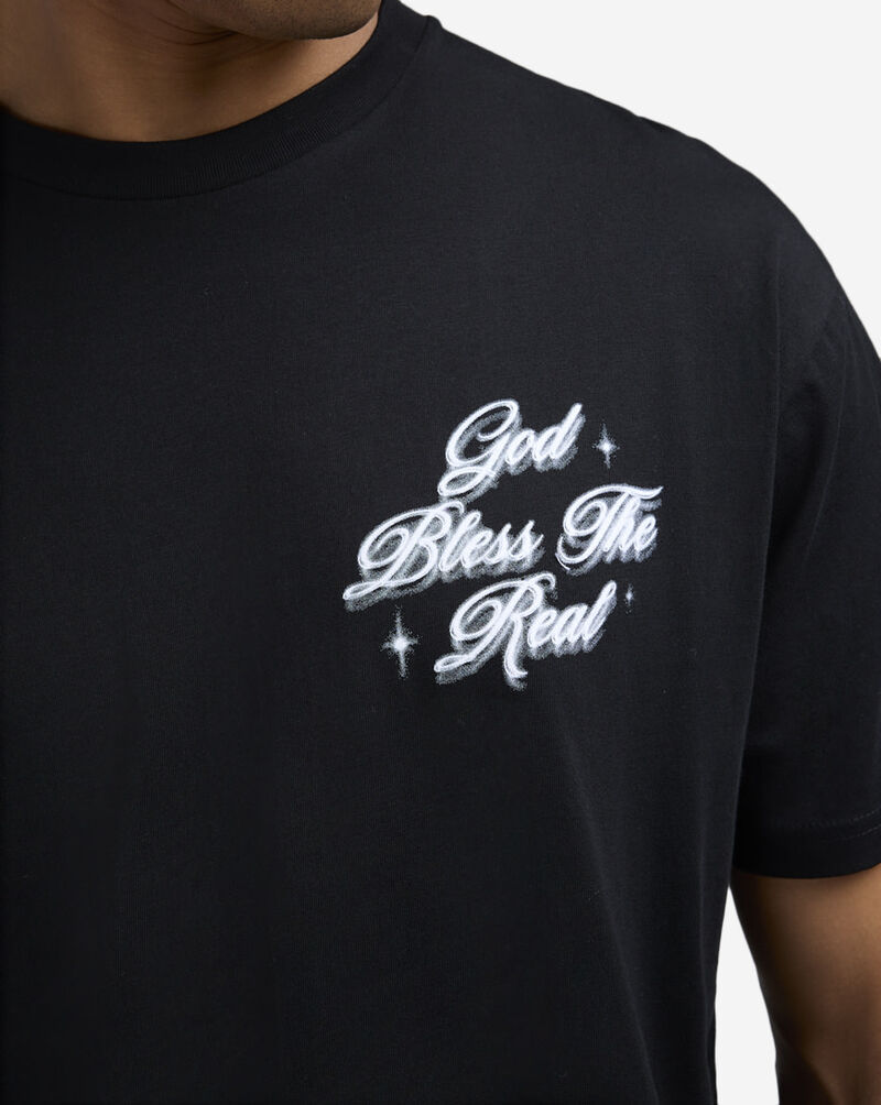 Hasta Muerte GBTR Praying Angel Tee HMPRYANGEL-BLK Blue 3