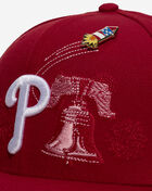 New Era 59Fifty Philadelphia Phillies City Graphic Fitted Hat 60914426 Red 2