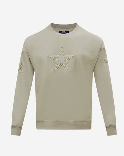 Dallas Cowboys Neutral Drop Shoulder Fleece Crewneck
