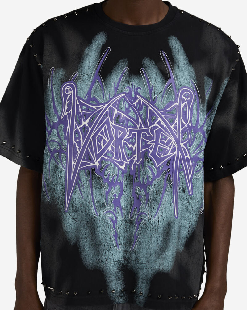 Smoke Rise Ascended Studded Tee KT25661SN-BLK Black 3