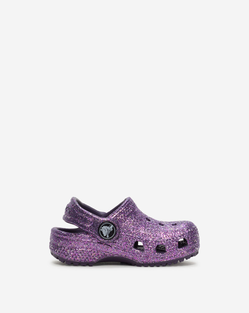 Crocs Toddler Classic Space Glitter Clog 210721-5AT Purple 5