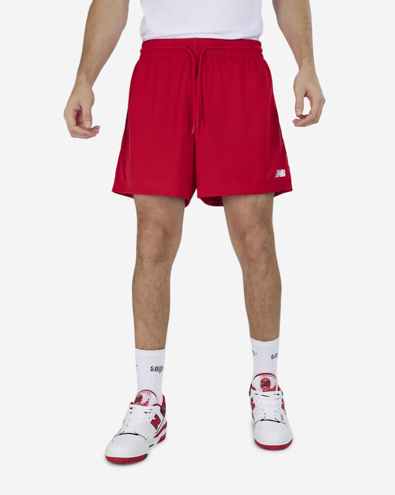 New Balance Sport Essentials Mesh Shorts MS41514-TRE Red 1