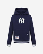 Big Boys' New York Yankees Retro Classic Rib Fleece Pullover Hoodie