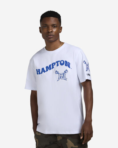 Hampton University Retro Waves Tee