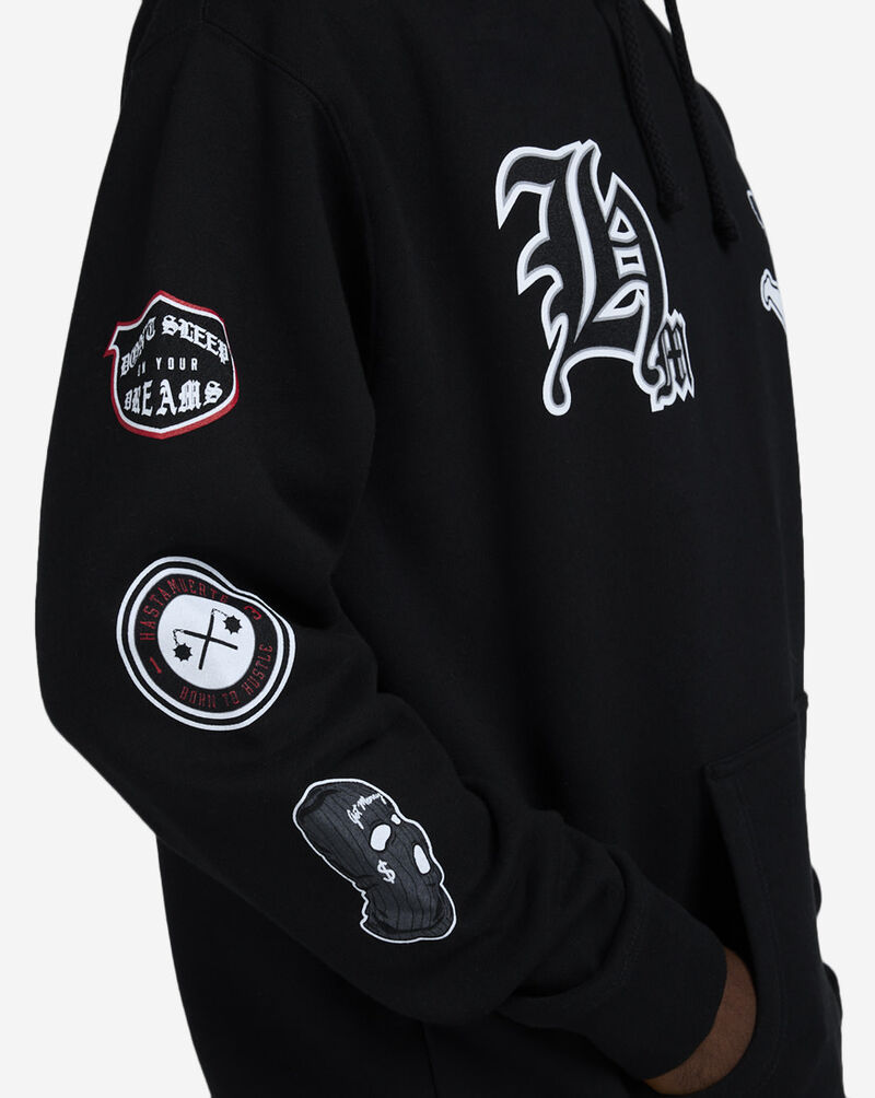 Ski Mask Varsity Patch Hoodie